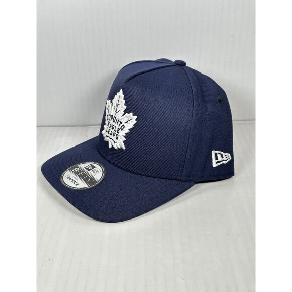 New Era Toronto Maple Leafs All Day Hat 9FIFTY A-Frame SnapBack Blue NHL Cap NWT - Picture 3 of 5